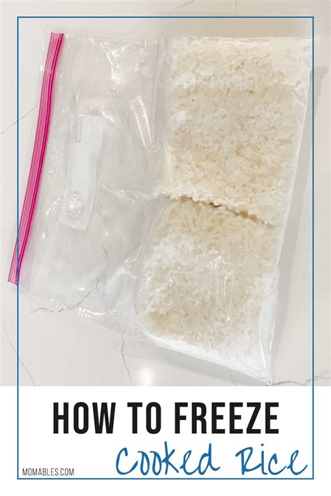 How to Freeze Rice | MOMables