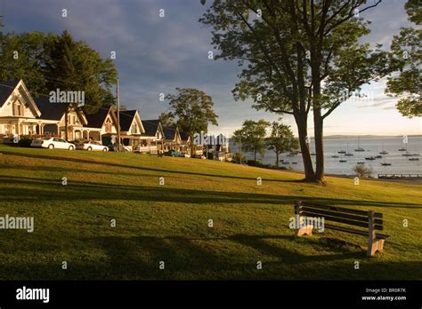 Summertime in Bayside, a community of 19th Century Victorian cottages ...