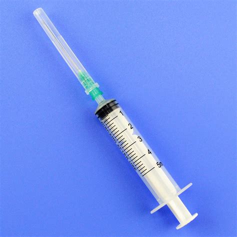 Buy 100Pack-5ml/cc 21G Disposable Syringe with Needle,Industrial syringe with Needle,Plastic ...