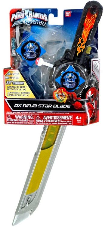 Power Rangers Ninja Steel DX Ninja Star Blade Roleplay Toy Bandai ...