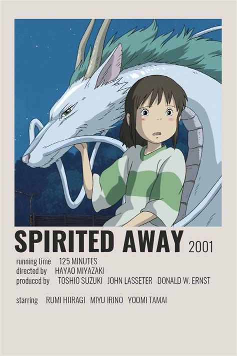 Spirited Away Poster by Cindy | Illüstrasyon posterleri, Sevimli anime çiftleri, Retro posterler