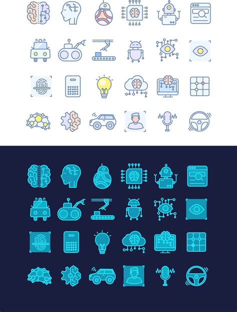 AI Free Icon Set by Xiaojianjian - uistore.design