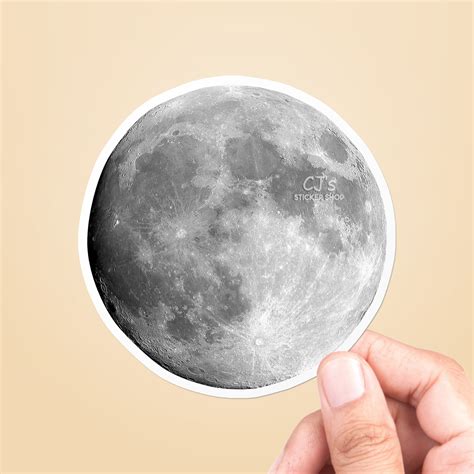 Moon Sticker – CJ's Sticker Shop