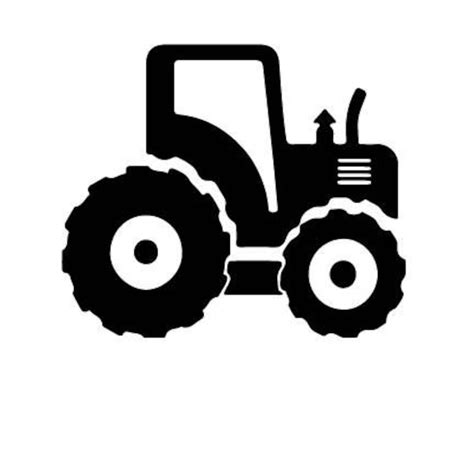 Tractor Logo Outline SVG Digital Download Cuttable Files - Etsy