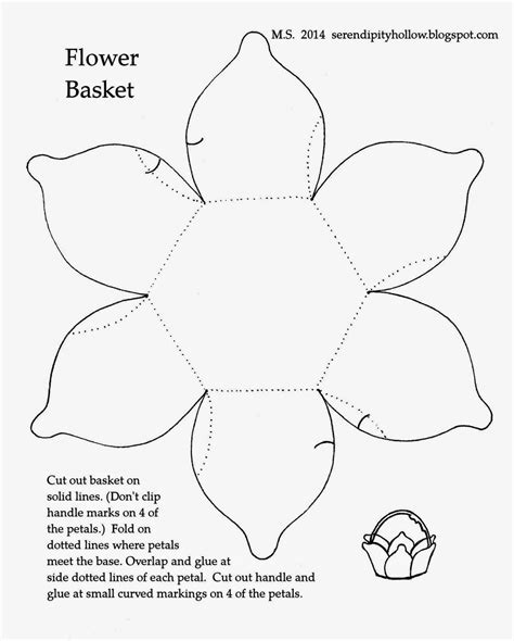 Cut Out Basket Template Printable - Printable Word Searches