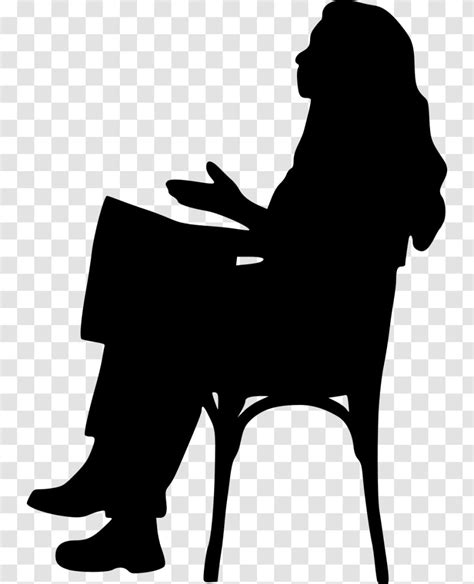 Chair Silhouette Clip Art - Monochrome Photography Transparent PNG