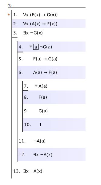 Symbolic Logic. Proof Completion. Complete the proof | Chegg.com