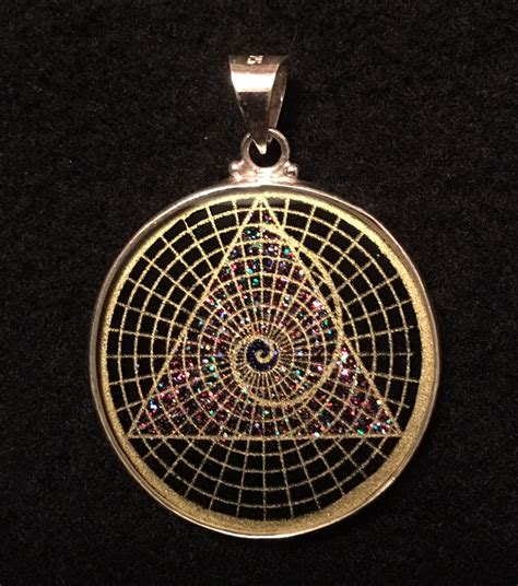 Golden Mean Spiral Sacred Geometry Pendant on Storenvy