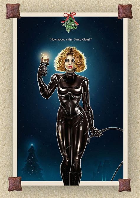 Batman Returns Catwoman Mistletoe Art Variant Giclee Print Poster #65 16x24 | eBay