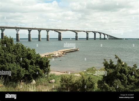 oland, island, bridge, between, mainland, sweden, and oland, near ...