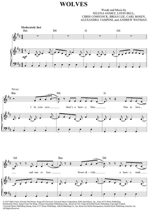 Wolves | Sheet music, Sheet music book, Drum sheet music