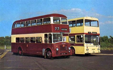 transpress nz: 1958 Leyland PD3-1 bus & 1976 Leyland bus, England