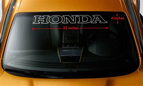 Honda Windshield Decal Sticker – ihatedecals.ca