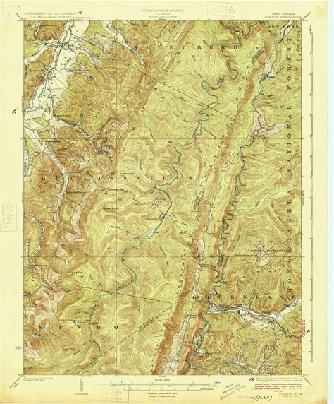 Amazon.com : YellowMaps Durbin WV topo map, 1:62500 Scale, 15 X 15 ...