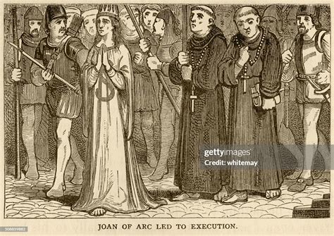 Joan Of Arc Being Taken To Her Execution High-Res Vector Graphic ...