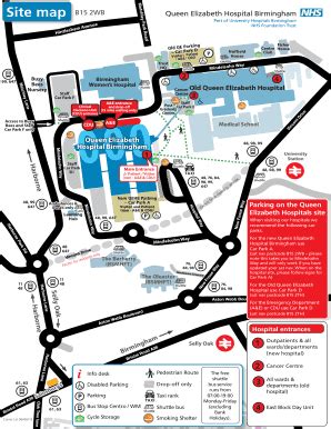 Queen Elizabeth Hospital Map - Fill and Sign Printable Template Online