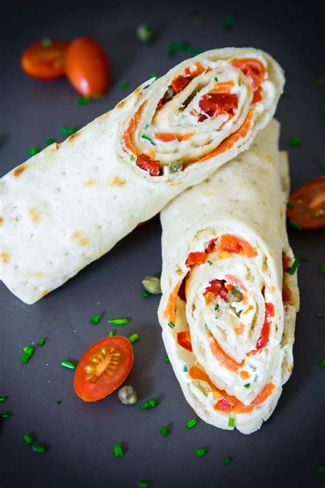 Smoked Salmon Wrap - Simply Home Cooked