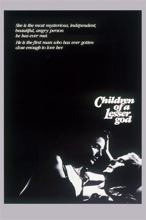 Children of a Lesser God (1986) - Posters — The Movie Database (TMDB)