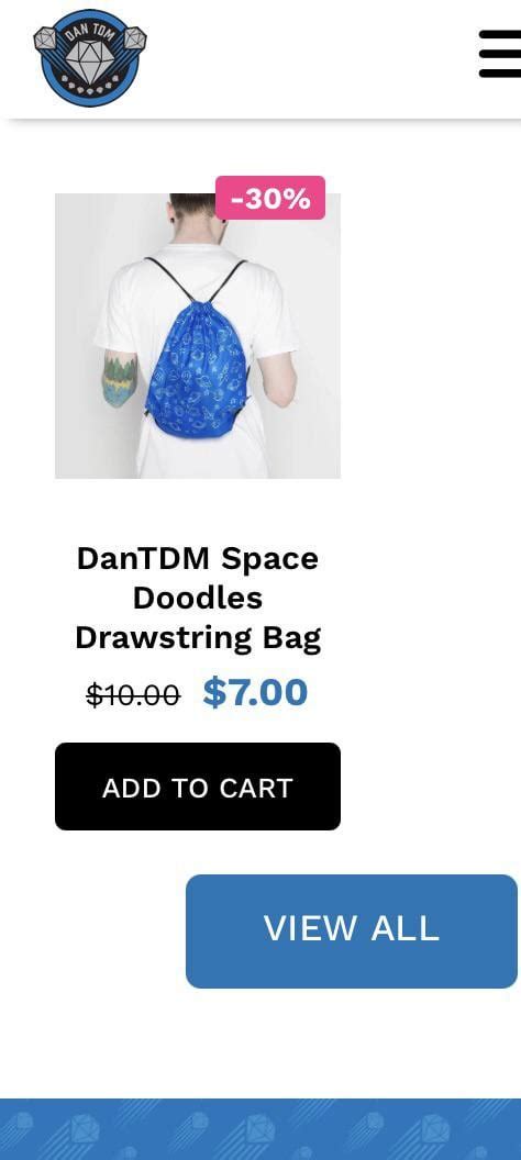 So I happened across a “Official DanTDM Merch Store” (Probably not the exact name, I forgot ...