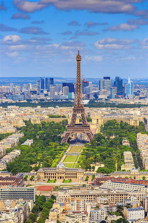 Eiffel Tower And Paris Skyline by Pawel Libera