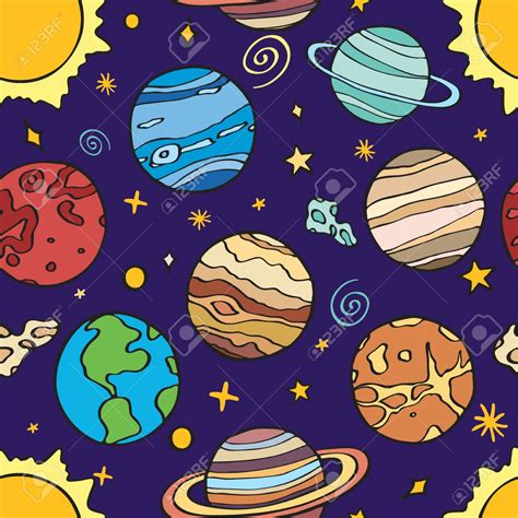 Solar System Cartoon Drawing at GetDrawings | Free download