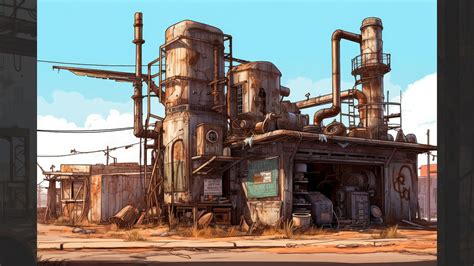 BACKGROUND - Stylized Post Apocalyptic 1