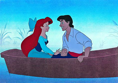 Walt Disney Production Cels - Princess Ariel & Prince Eric - Walt ...