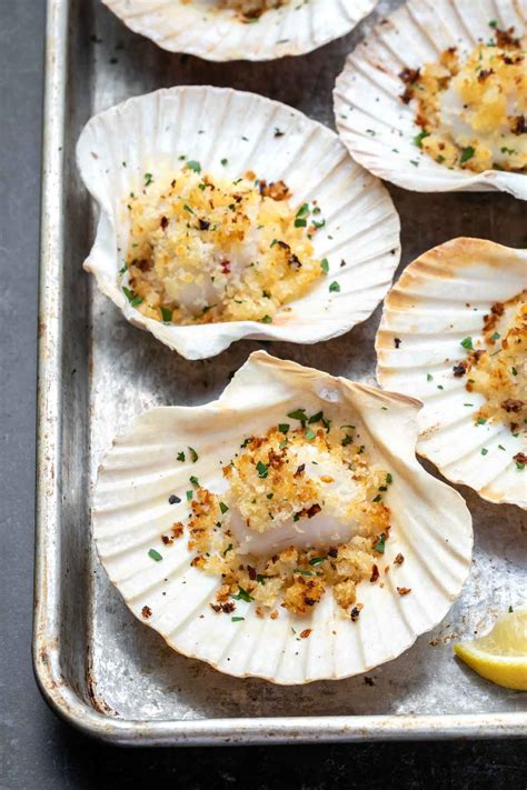 Baked Scallops | Recipe | Baked scallops, Scallop recipes, Appetizer recipes