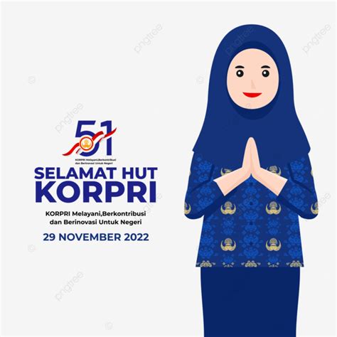 Gambar Ucapan Selamat Hari Jadi Ke 51 Korps Tahun 2022 Dengan Kartun ...