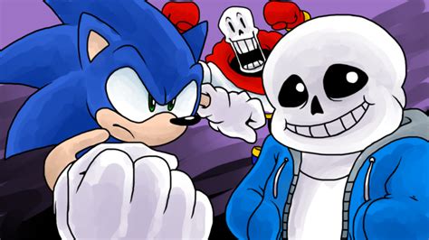 Sonic Meets Sans & Papyrus