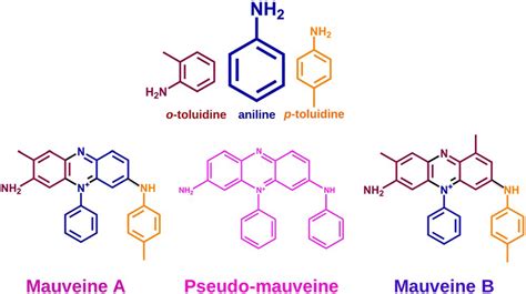 Chemical structures of aniline, o-toluidine and p-toluidine used in the ...