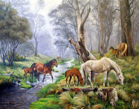 Mountain Brumby Country - Morpeth Gallery