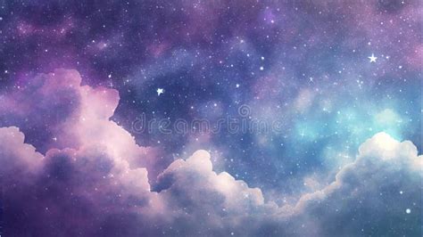 Night sky with clouds stock footage. Video of texture - 294801256