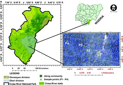 Situation and map of Cross River National Park in Cross River State ...