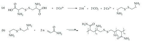 Mechanism of polymerization of acrylamide using Ce 4+ /Cystein redox ...