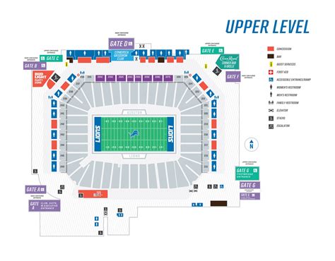 Detroit Lions Ford Field Club Seats | Elcho Table