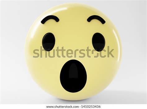 Oh Emoji Isolated On White Background Stock Illustration 1410253436 | Shutterstock