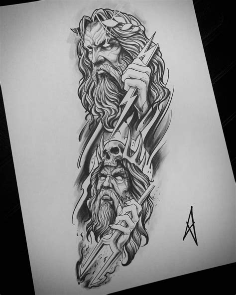 Zeus poseidon hades symbol tattoo - saplimo