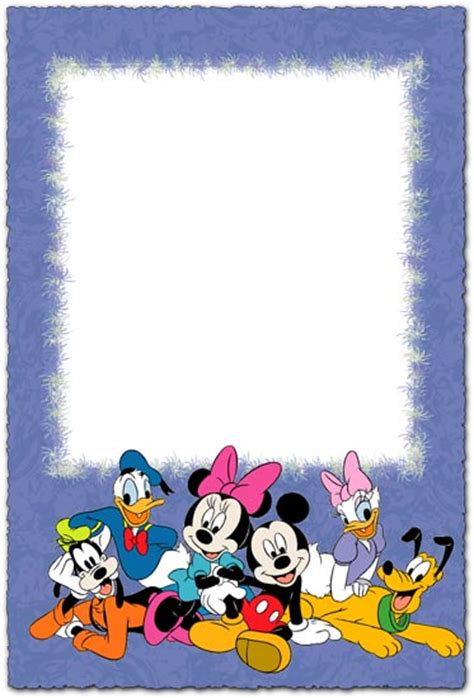 Walt Disney characters photo frame for children