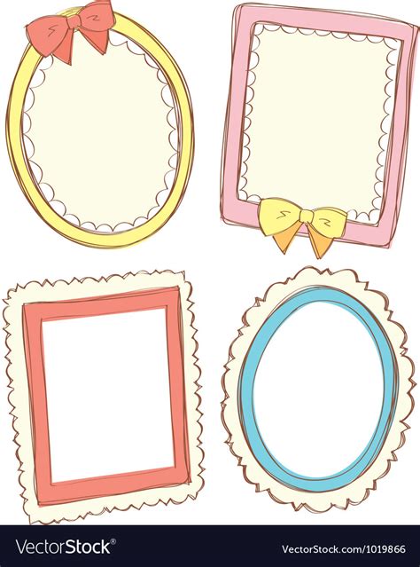 Cute frame Royalty Free Vector Image - VectorStock