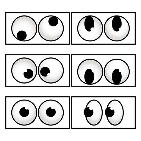 Googly Eye Template Printable | Craft eyes, Spooky eyes, Kids art projects