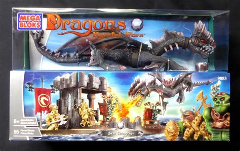 Mega Bloks Dragons Krystal Wars Sea Dragon Game 2003 New 55 pieces Amricons end | eBay