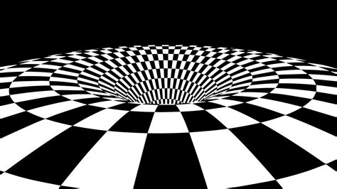 Checkered torus vector illustration EPS 10. Optical illusion vector ...