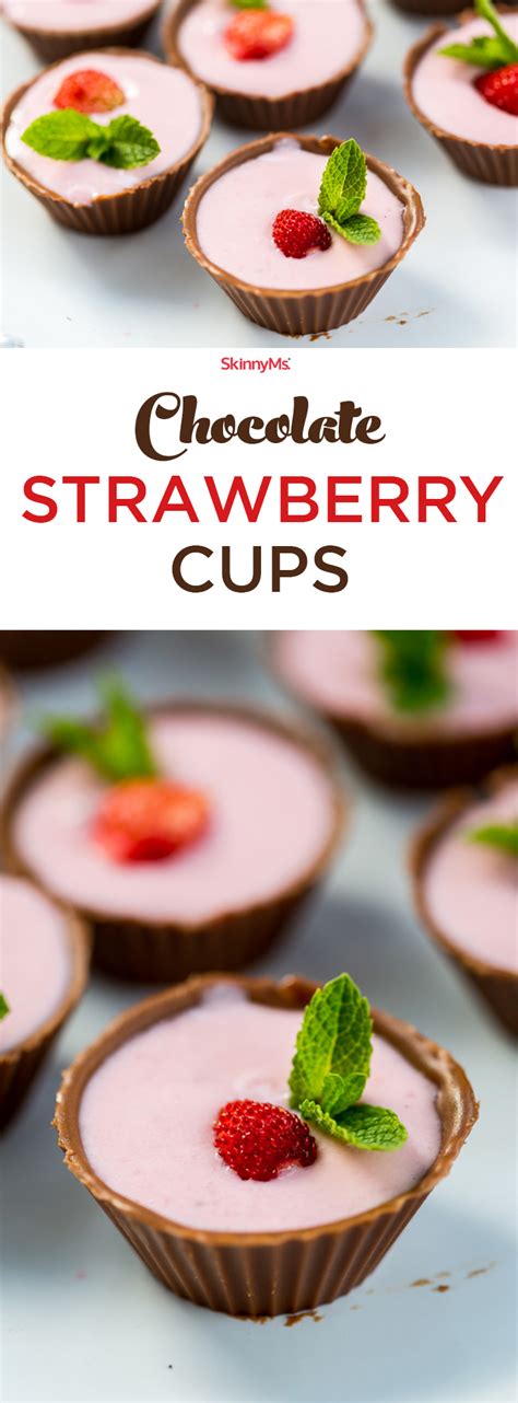 Chocolate Strawberry Cups | Recipe | Desserts, Baking, Yummy food dessert