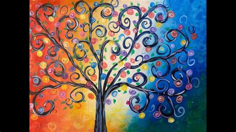 Tree of Life Painting - YouTube