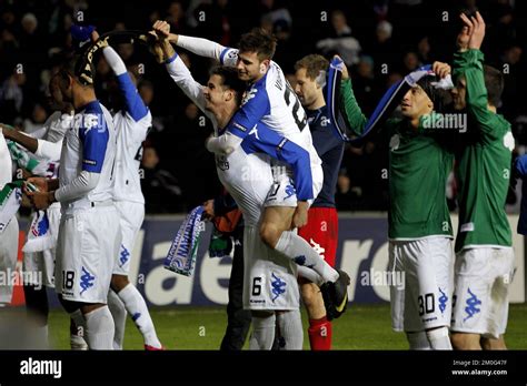 Fc copenhagen players at the end of the game hi-res stock photography and images - Alamy