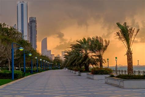 Abu dhabi corniche stock image. Image of tourism, marina - 102223347