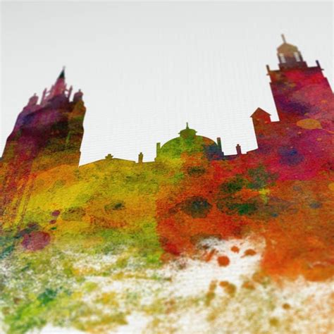 norwich city skyline print by artpause | notonthehighstreet.com