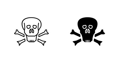 Pirate Skull Vector Icon 22279007 Vector Art at Vecteezy