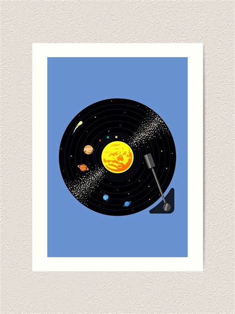 "Solar System Vinyl Record" Art Print for Sale by jezkemp | Redbubble